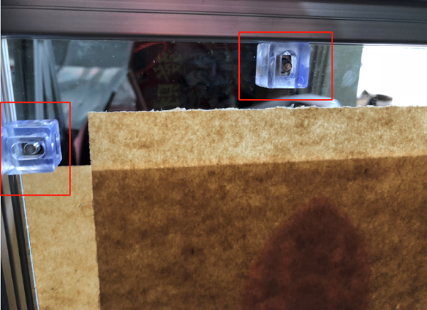 间隔连接块安装亚克力板 间隔连接块安装亚克力板