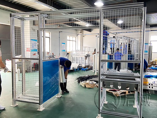 铝型材围栏隔断 铝型材围栏隔断