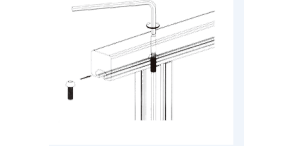 内六角螺栓T型连接图 内六角螺栓T型连接图