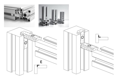 角槽连接件安装图 角槽连接件安装图