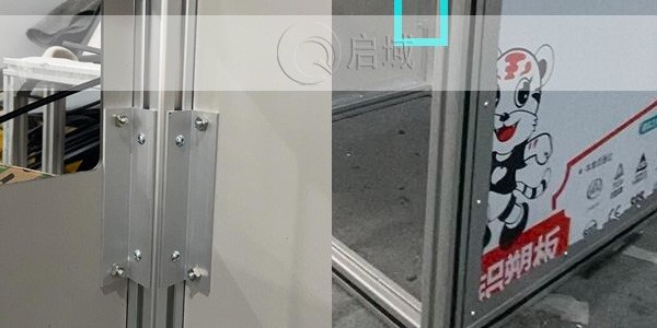 角铝也可以安装铝型材框架封板！