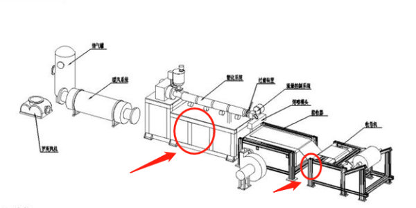 做一套熔喷机设备铝型材框架要用到的材料清单