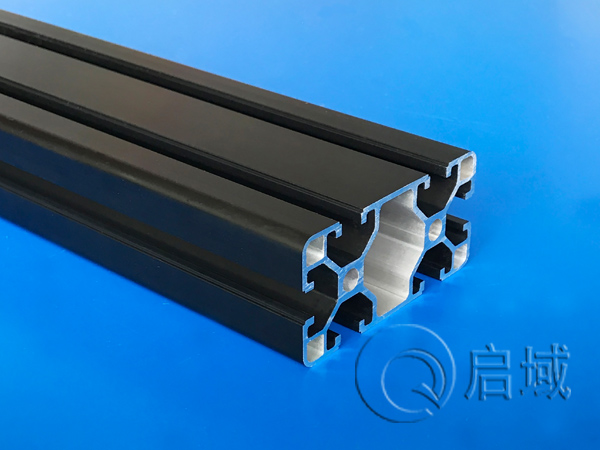 黑色铝型材QY-8-4080A 黑色铝型材QY-8-4080A